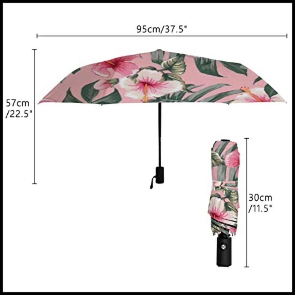 Automatic Windproof Travel Umbrella Lightweight P… - image 2